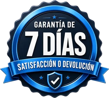 Garantía de 7 días - satisfacción o devolución